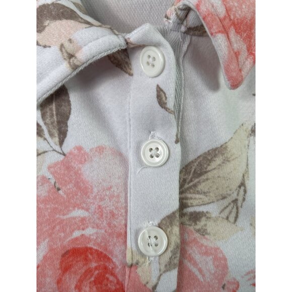 Secret Treasures Pajama Top Womens 2X‎ Flower Floral Comfy Soft Cozicore - Picture 3 of 9